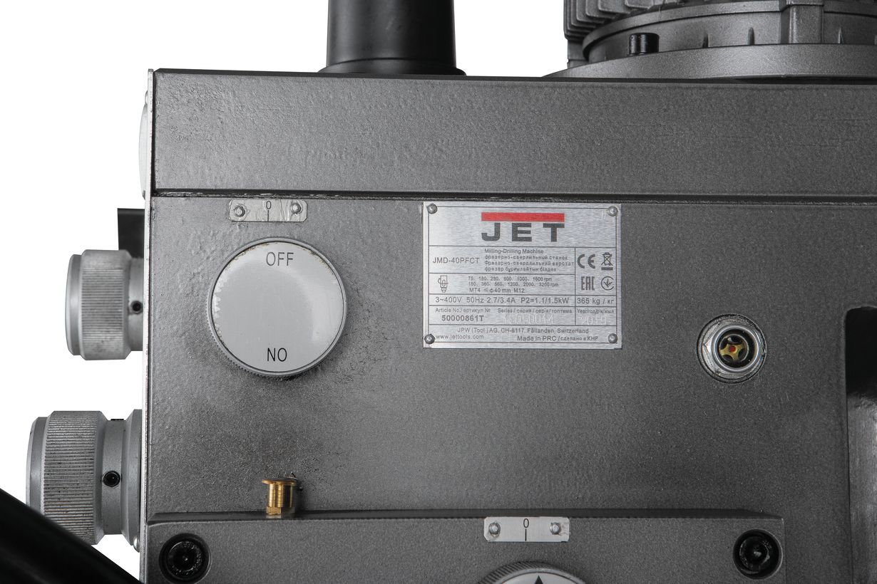 JET JMD-40PFCT Редукторный сверлильный станок с крестовым столом 400В (Дисконт - Демонстрировался на выставке)